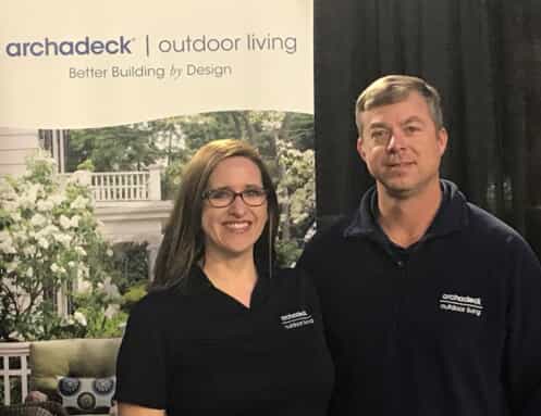 Derek and Carissa Crews, owners at Archadeck of Birmingham.
